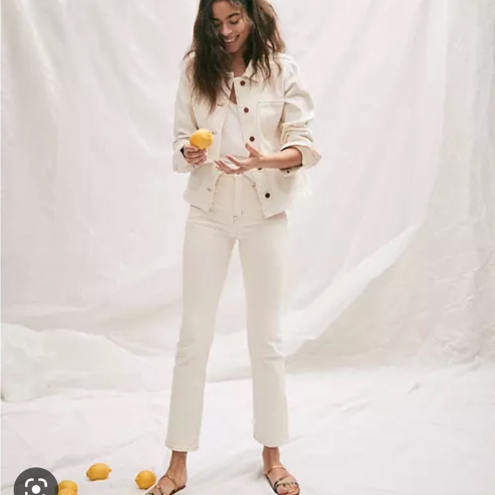 Madewell Slim Demi Boot Cut in Vintage Canvas Wash Jeans